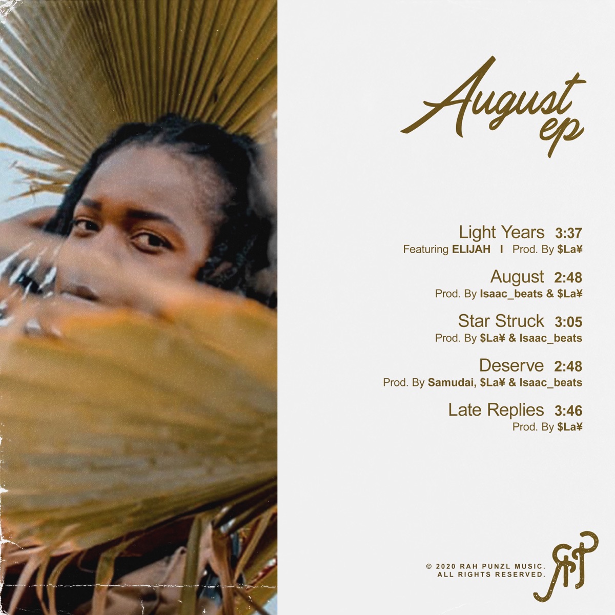 August - EP by Rah Punzl album cover