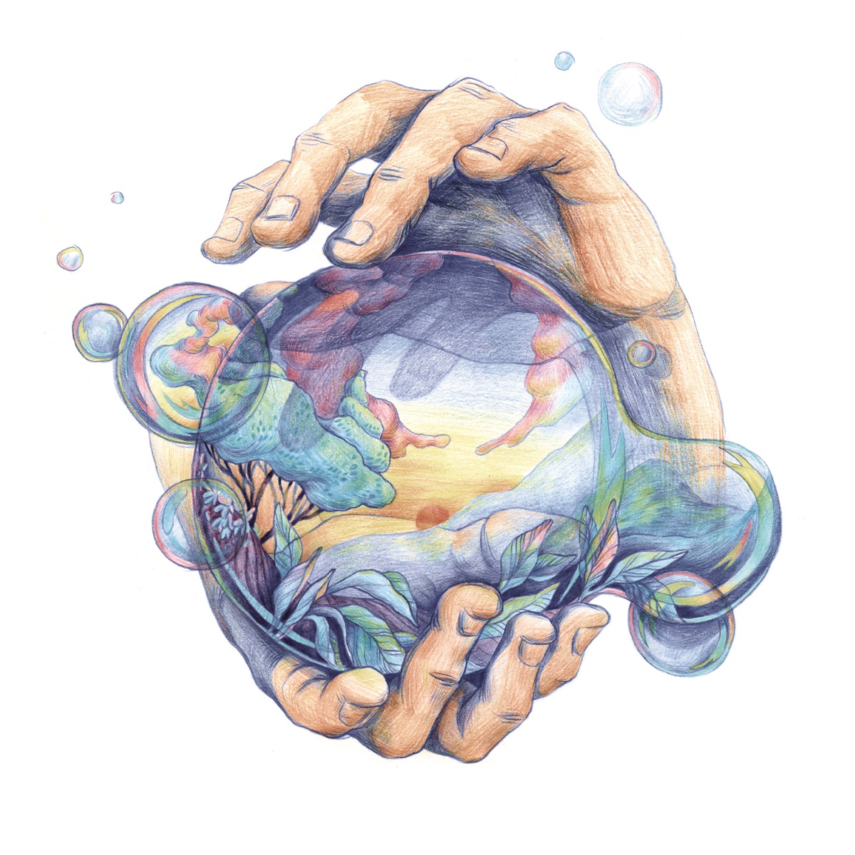 Life EP by Gorje Hewek, Lost Desert & Volen Sentir album cover