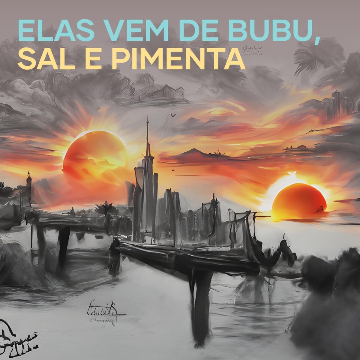 Elas Vem de Bubu, Sal e Pimenta (feat. MC KF) - Single by DJ Cleber album cover