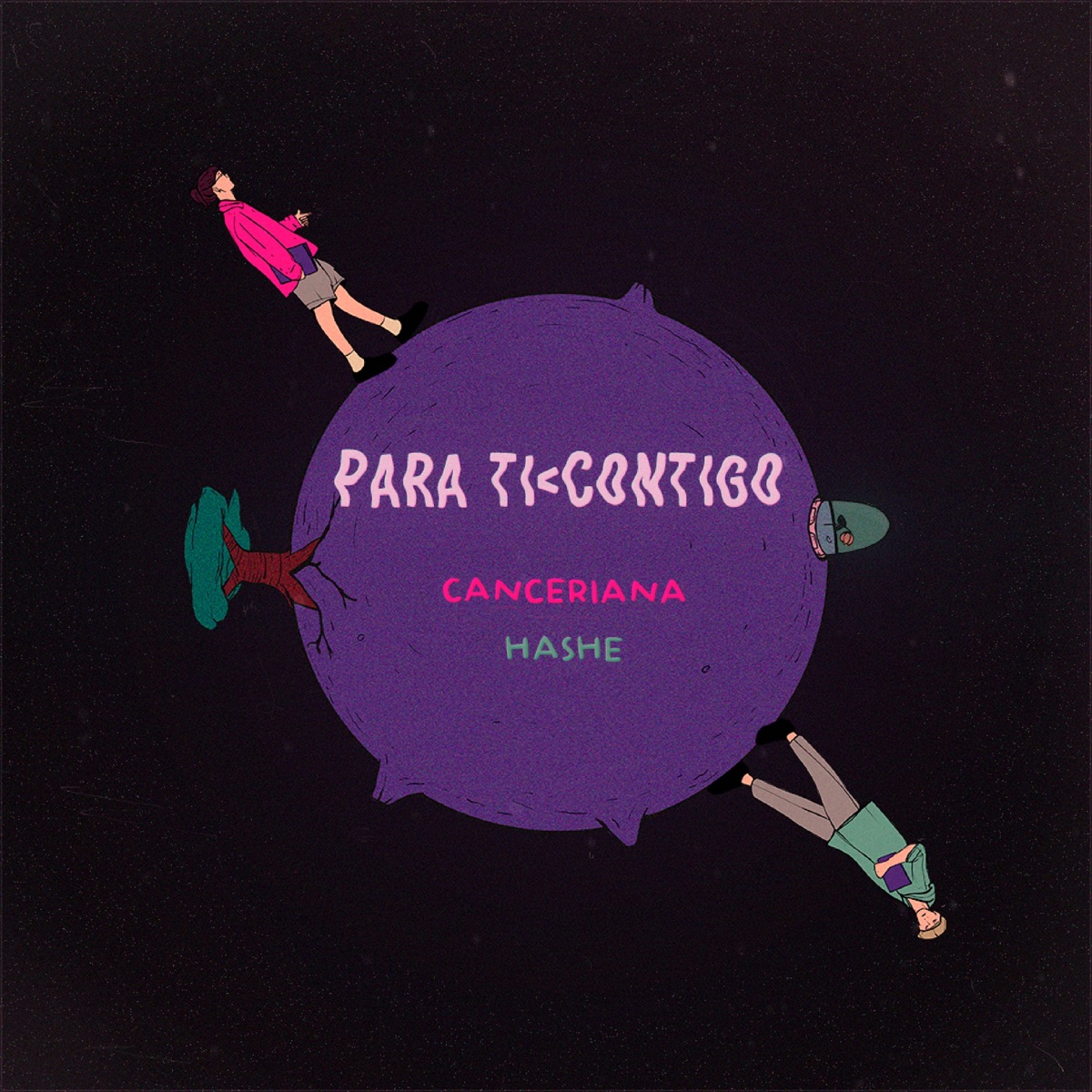 Para ti<Contigo - Single by Hashe & Canceriana album cover