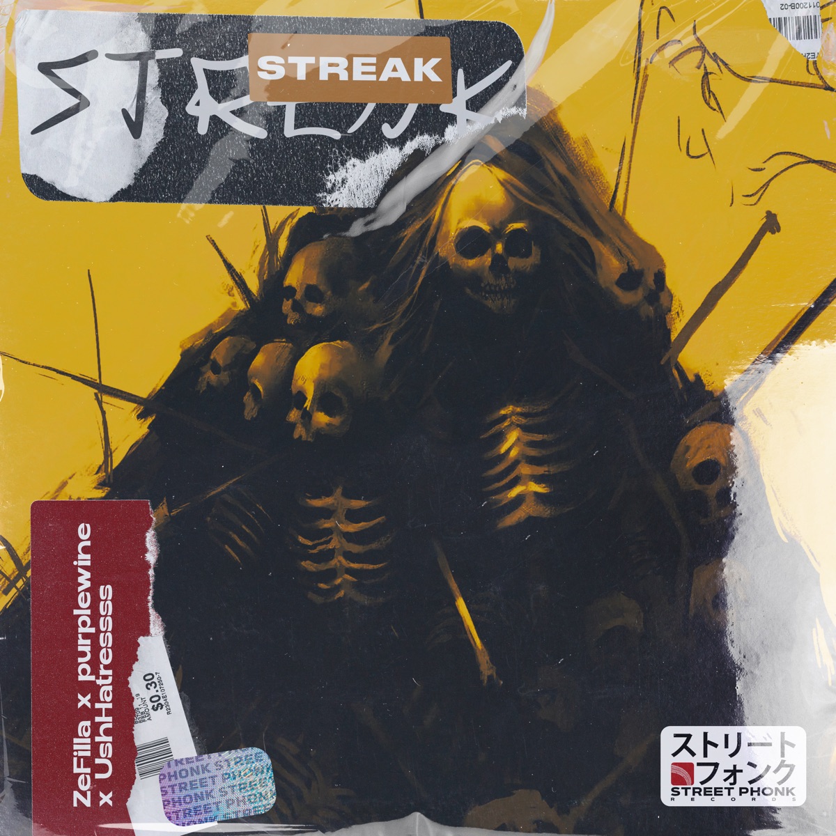 Streak - Single by ZeFilla, purplewine & UshHatressss album cover