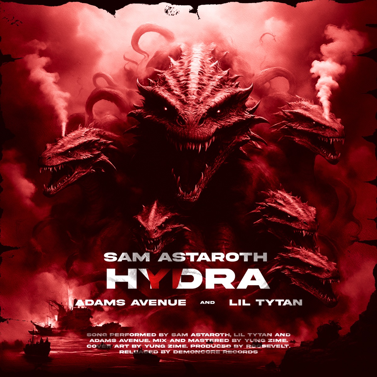 Hydra - Single by Sam Astaroth, Adams Avenue & Lil Tytan album cover
