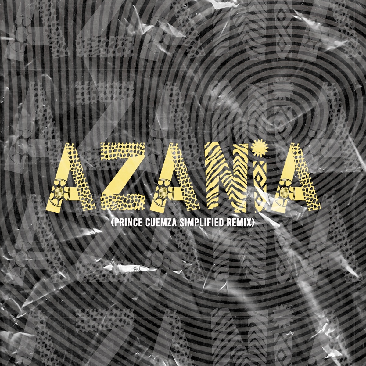 Azania (Simplified Mix) - Single by Prince Cuemza album cover