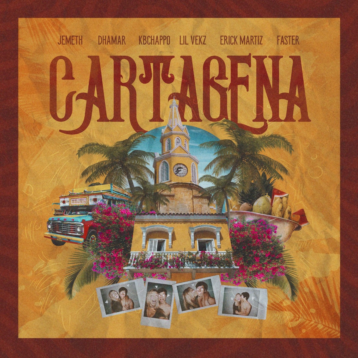Cartagena (feat. Jemeth, Kbchappo, Lil Vekz, Erick Martiz & Dhamar) - Single by Faster album cover