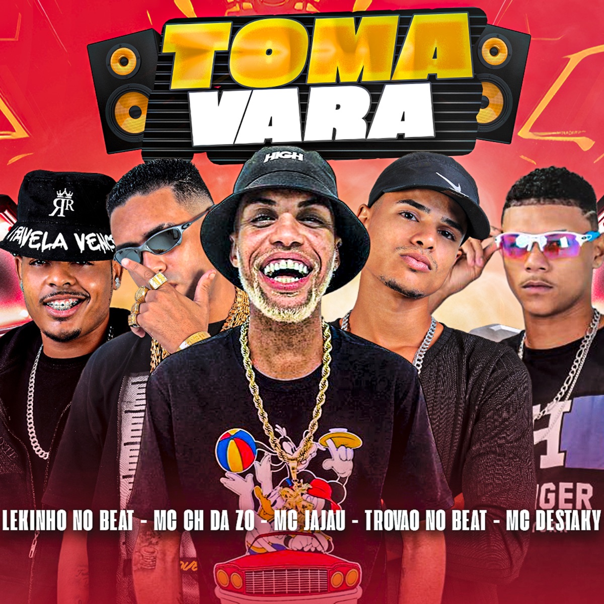 Toma Vara (feat. Mc Jajau) - Single by MC CH da Z.O, Mc Destaky, Lekinho no Beat & Trovão no Beat album cover