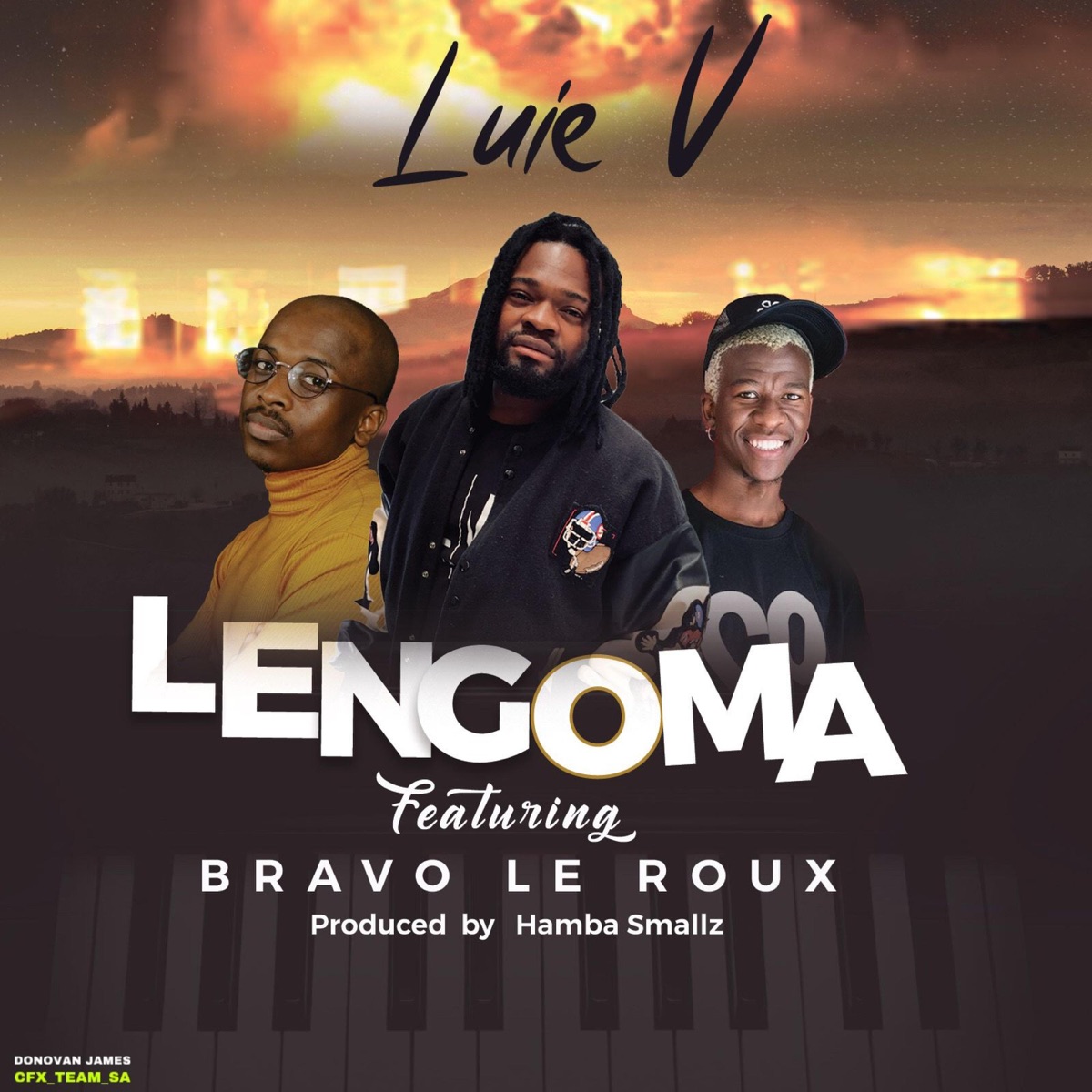 Lengoma (feat. Bravo Le Roux & Hamba Smallz) - Single by Luie V album cover