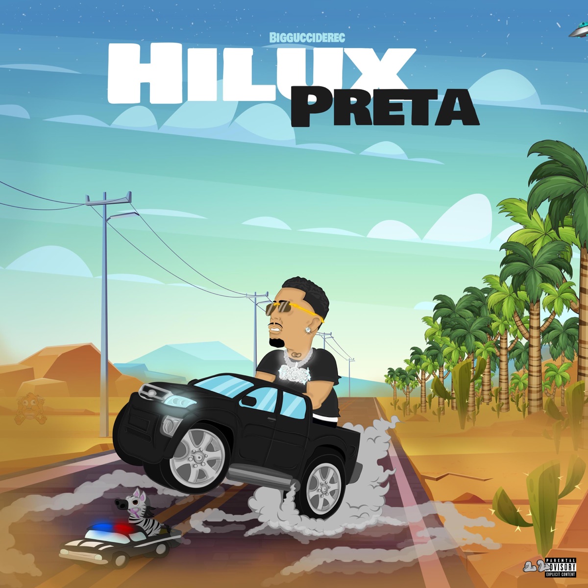 Hilux Preta - Single by Big Gucci Derec album cover