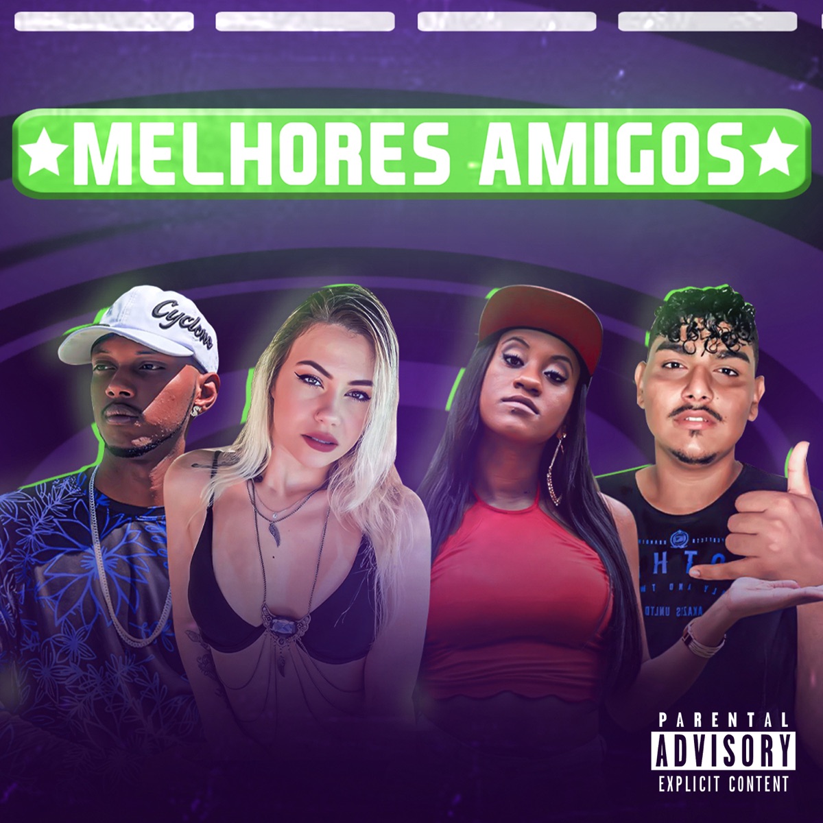 Melhores Amigos (feat. Mc Larissa, Mc Erikah & EO BODO) - Single by Evinho o Proprio album cover