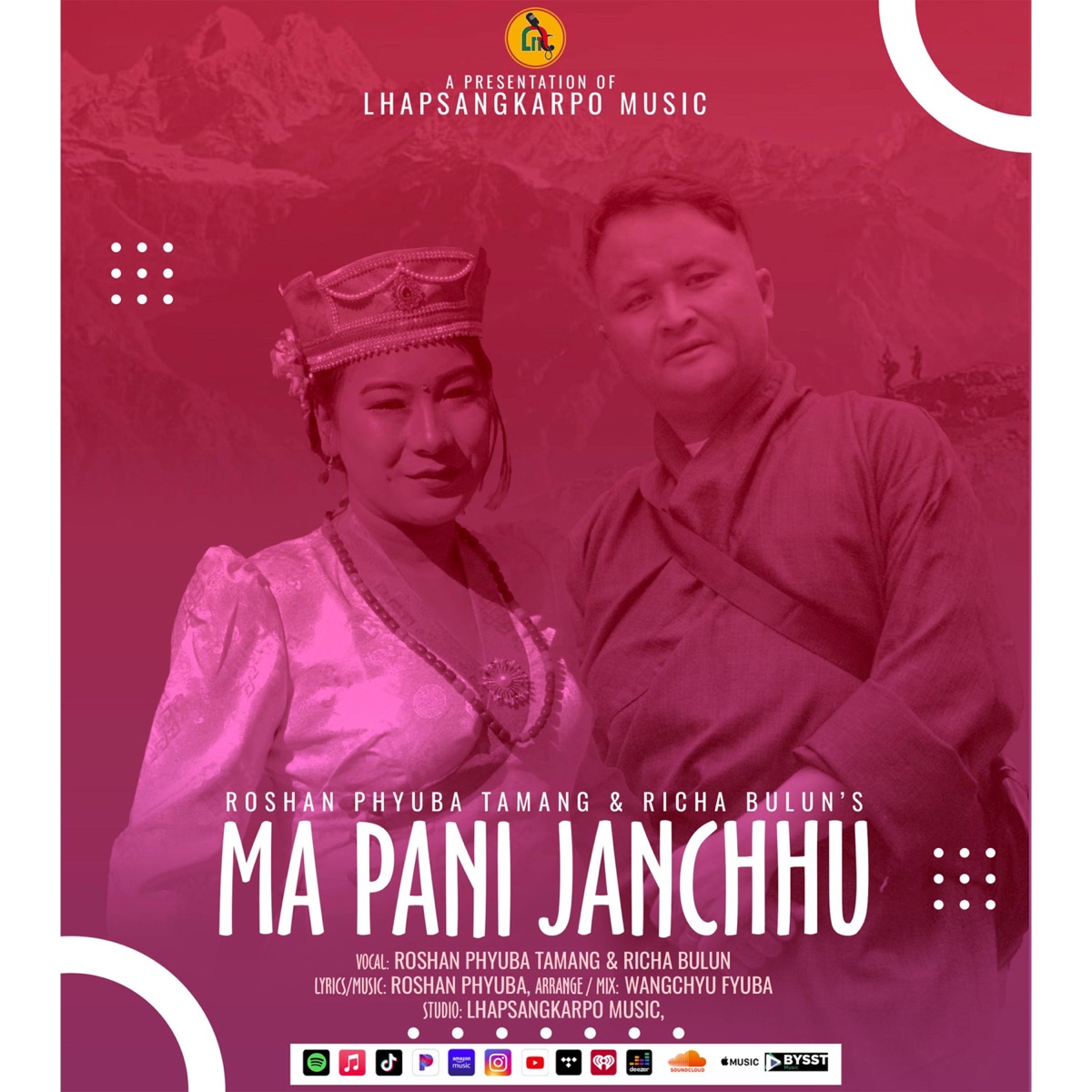 Ma Pani Janchhu - Single by Roshan Phyuba Tamang & Richa Bulun Tamang album cover