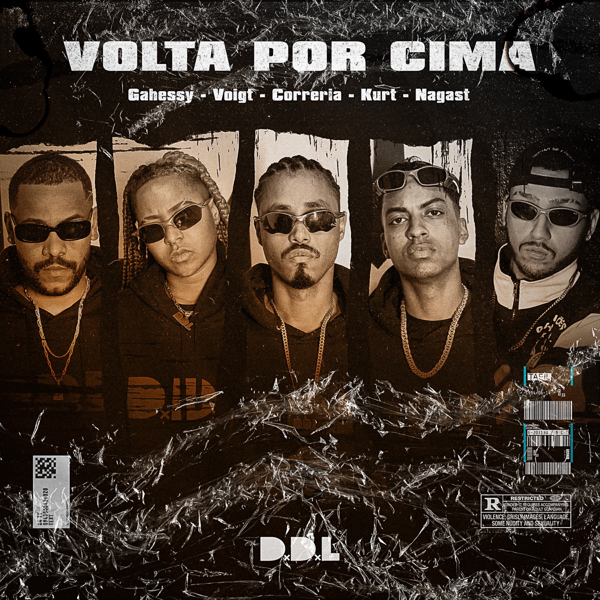 Volta por Cima (feat. Correria, Voigt, MC Kurt & nagast) - Single by D.D.L album cover