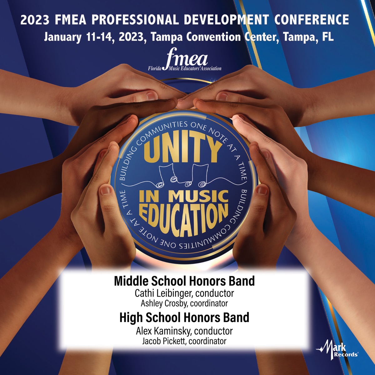 2023 Florida Music Education Association: Middle School Honors Band & High School Honors Band (Live) by Florida Middle School Honors Band, Florida High School Honors Band, Cathi Leibinger & Alex Kaminsky album cover