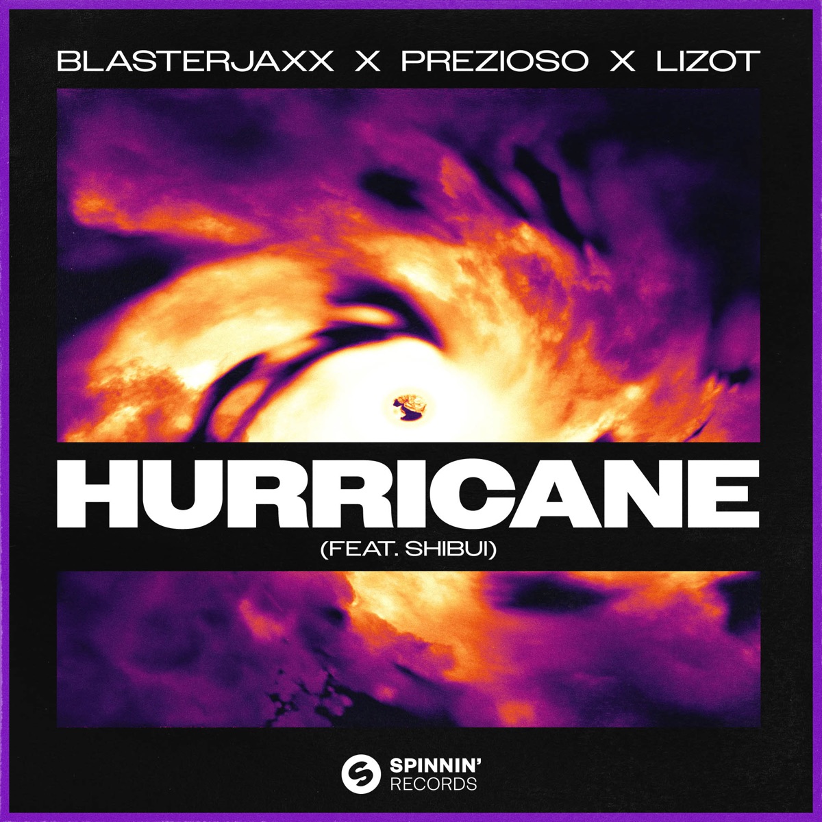 Hurricane (feat. SHIBUI) - Single by Blasterjaxx, Prezioso & LIZOT album cover