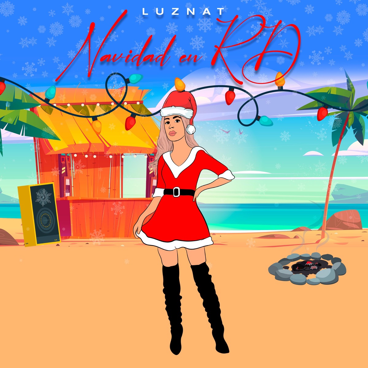 Navidad en RD - Single by Luznat album cover