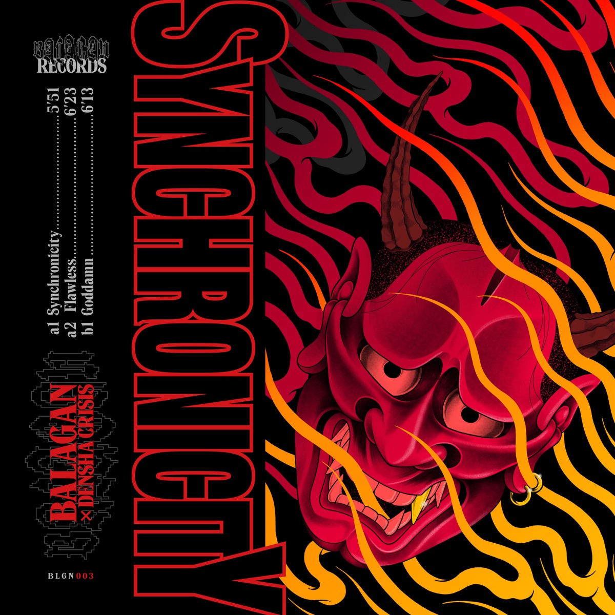 Synchronicity - Single by Balagan & Densha Crisis album cover
