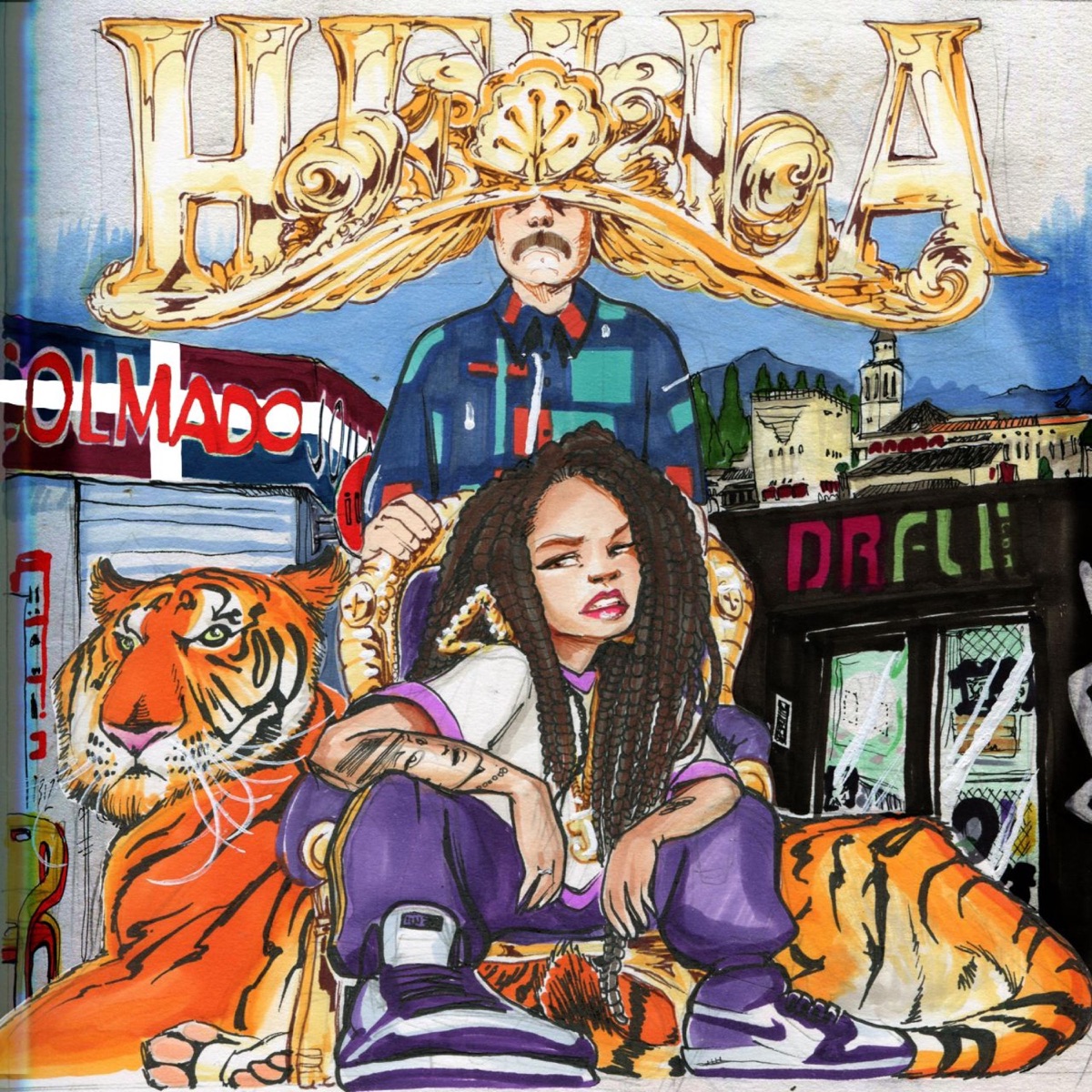 HELLA (feat. Don Peligro) - Single by J O H A album cover