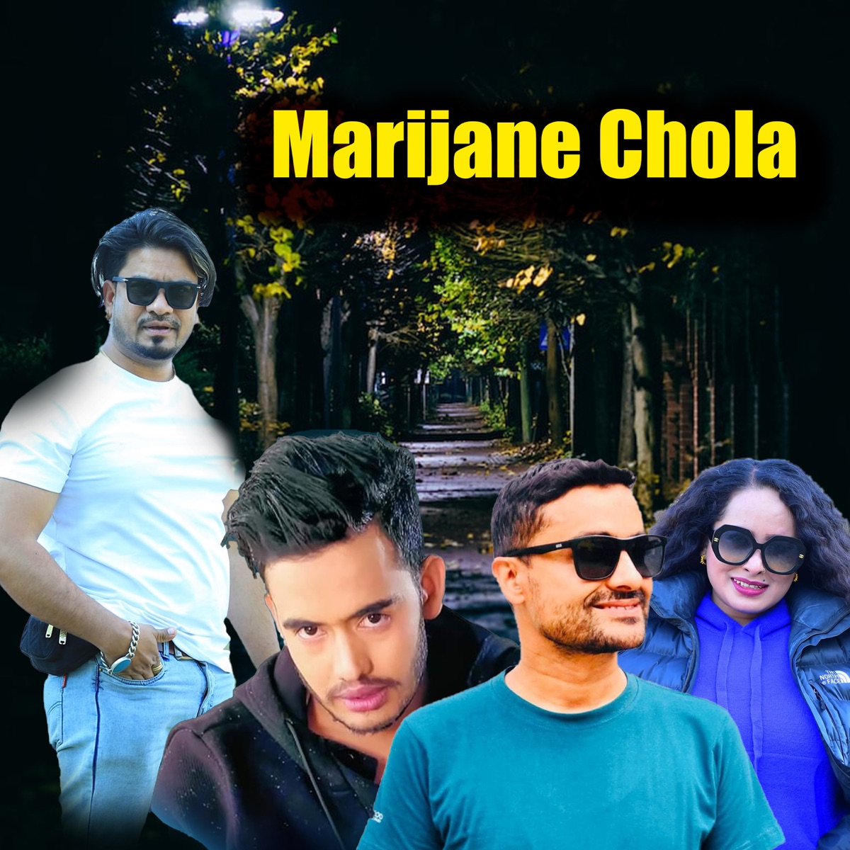 Marijane Chola - Single by Tika bhujel, Laxmi Regmi & Jaya Devkota album cover