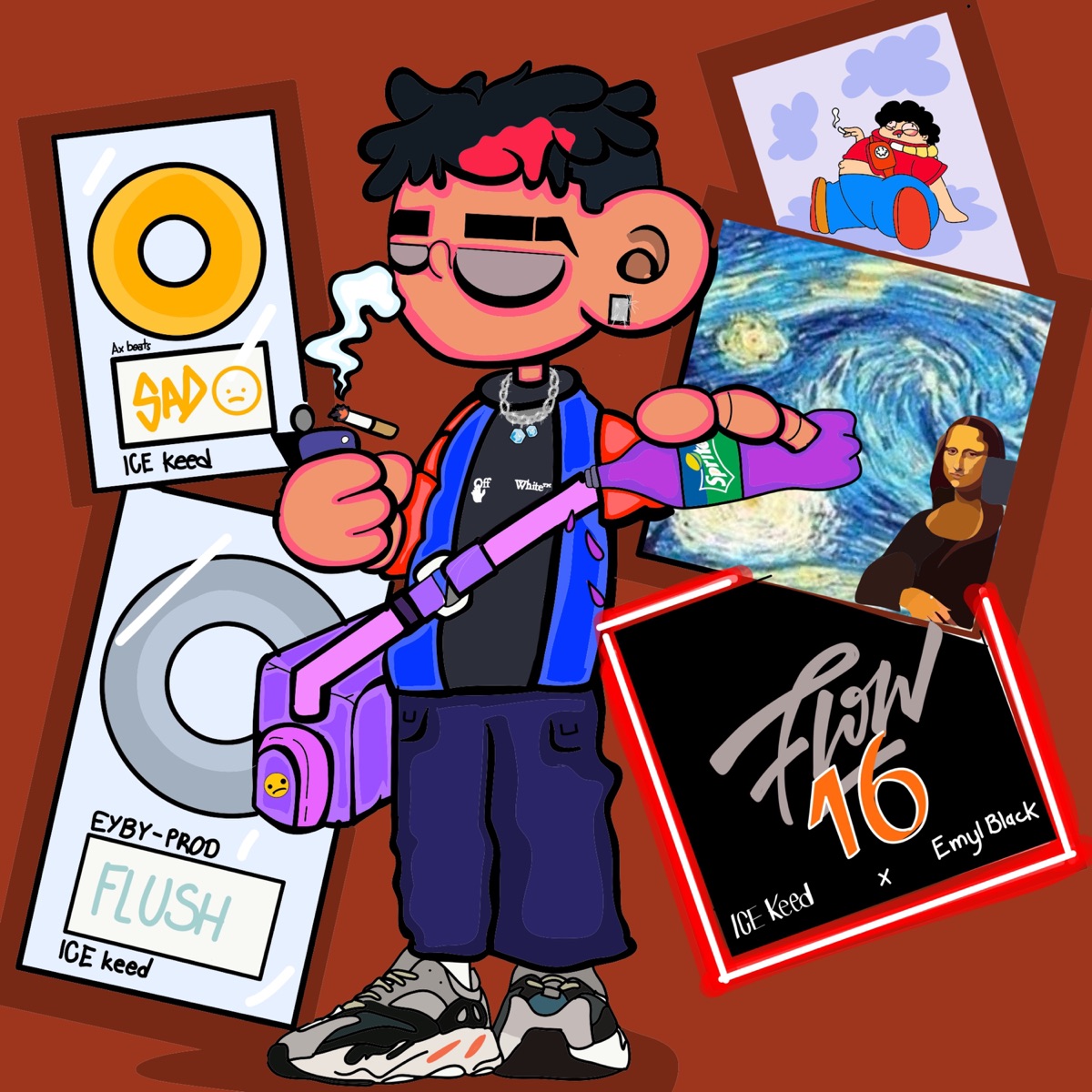 Flow 16 - Single by Ice Keed & Emyl Black album cover