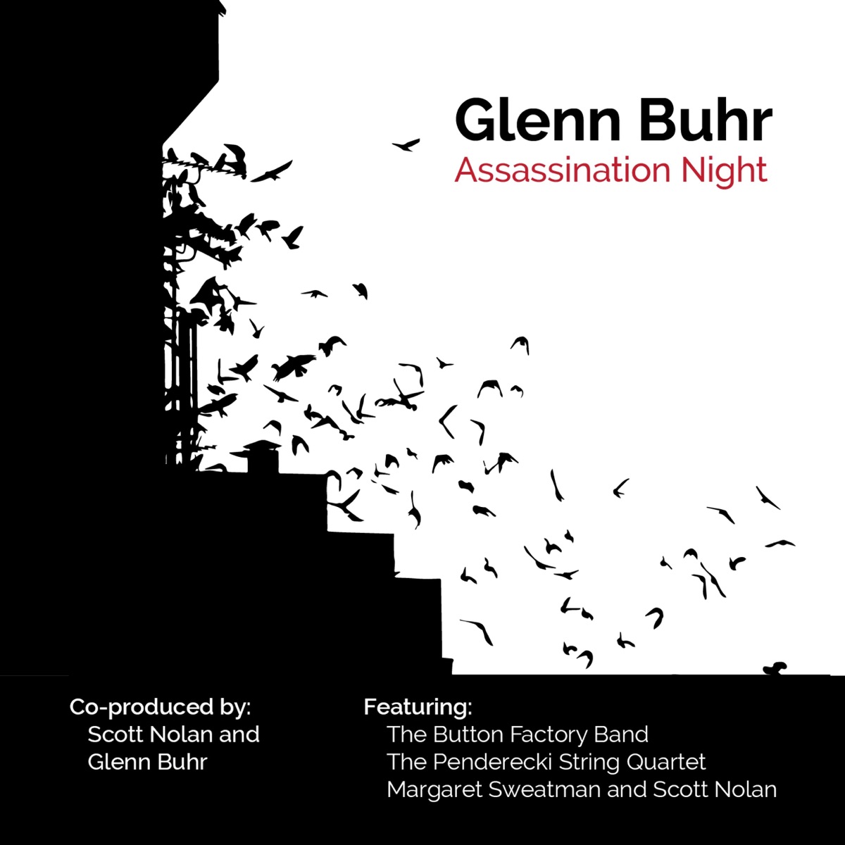 Assassination Night by Glenn Buhr album cover