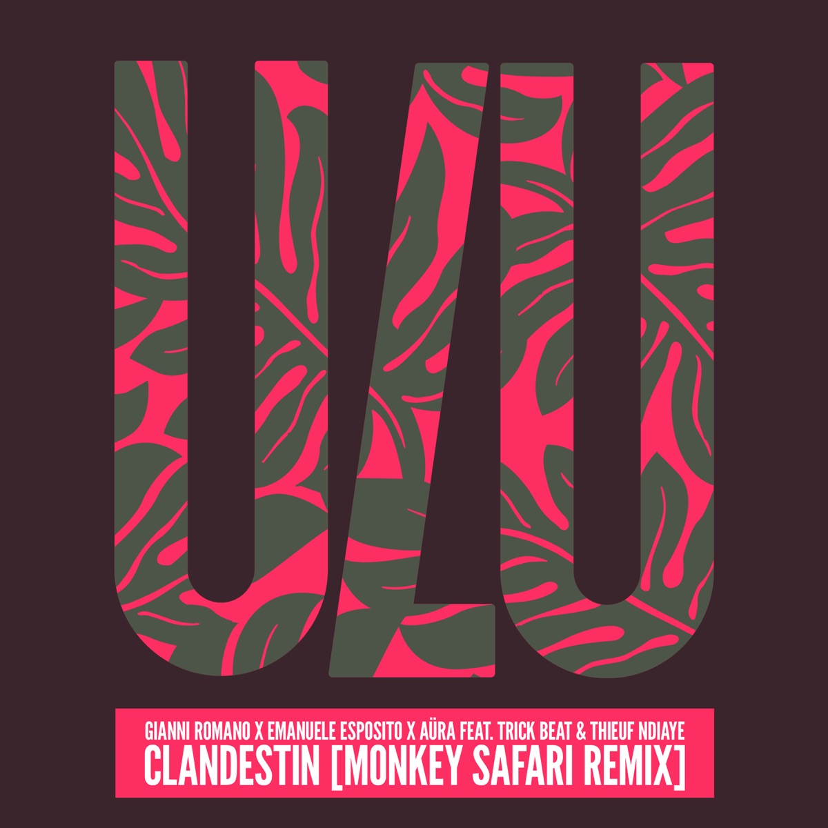 Clandestin (feat. Trick Beat, Thieuf Ndiaye & Aüra) [Monkey Safari Remix] - Single by Gianni Romano & Emanuele Esposito album cover