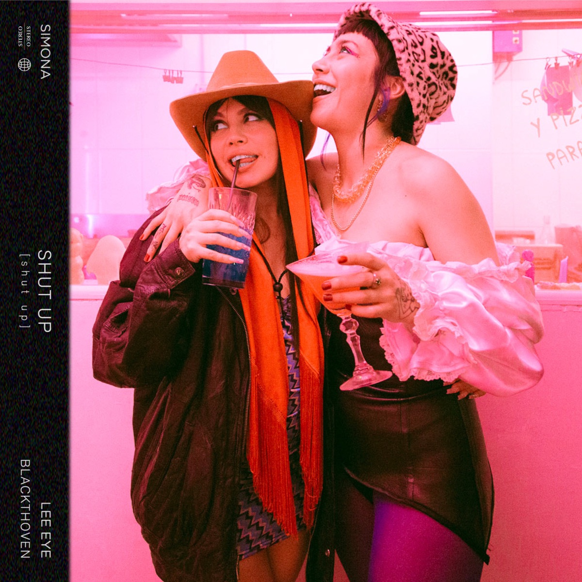 SHUT UP - Single by SIMONA, Lee Eye & Blackthoven album cover