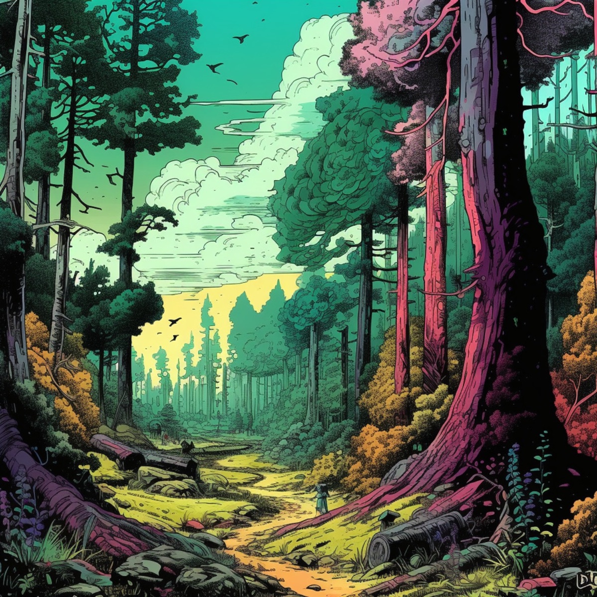 Treetops - Single by Vannorte & lightheart album cover