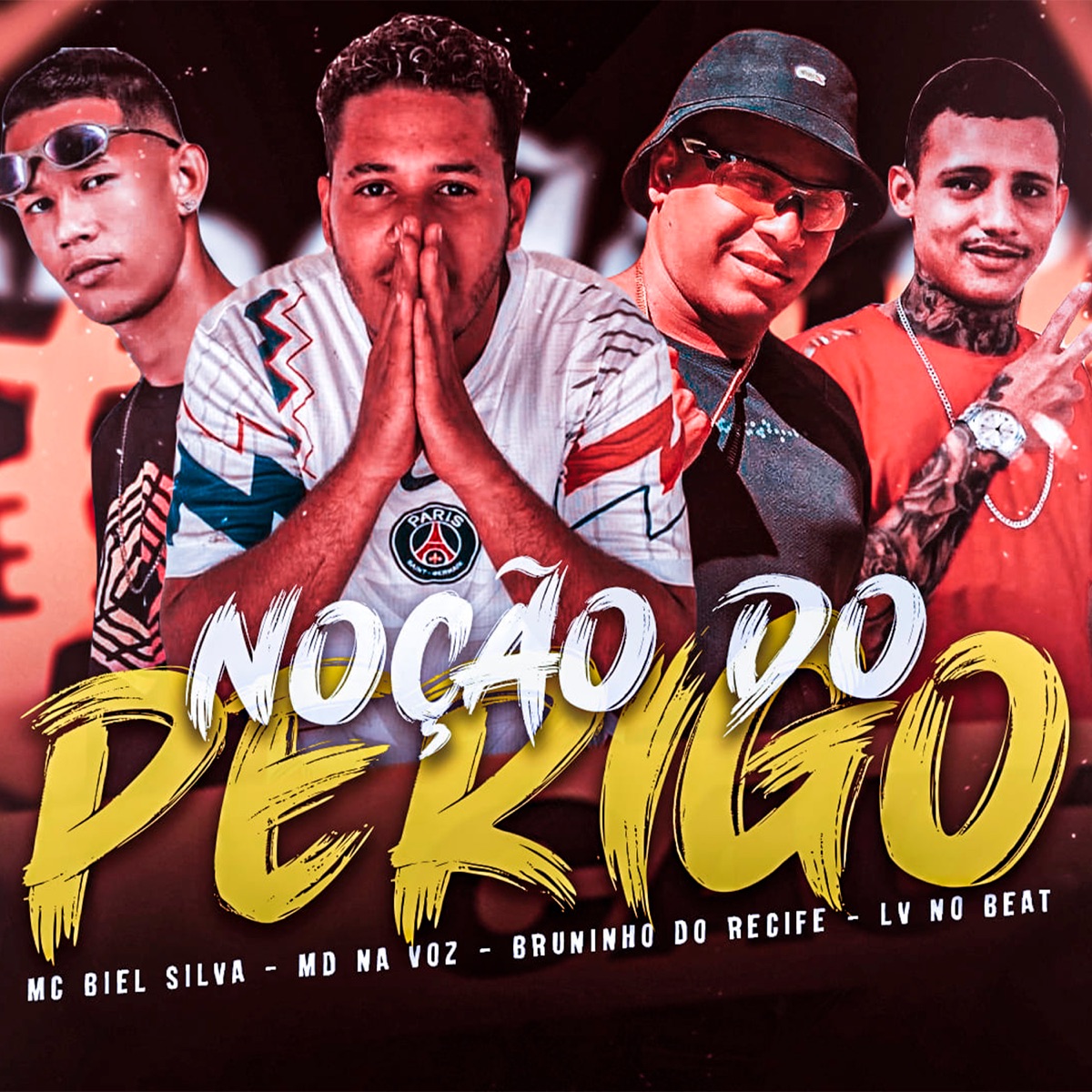 Noção do Perigo (feat. LV no Beat) - Single by Mc Biel Silva, Md Na voz & Bruninho do recife album cover