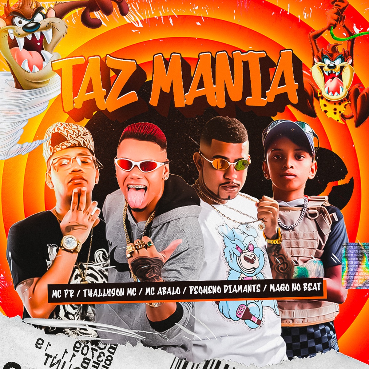 Taz Mania - Single by MC Abalo, MC PR, Thallyson MC & MC Pequeno Diamante album cover
