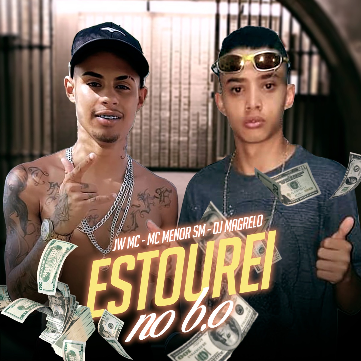 Estourei no B.O - Single by JW MC, Mc Menor SM & Dj Magrelo album cover