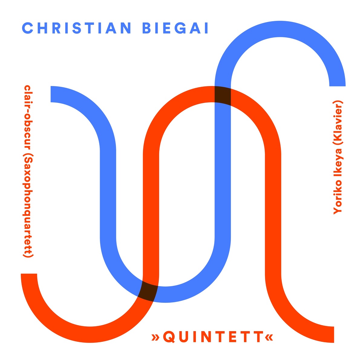 Quintett - Single by Christian Biegai, clair-obscur Saxophonquartett & Yoriko Ikeya album cover