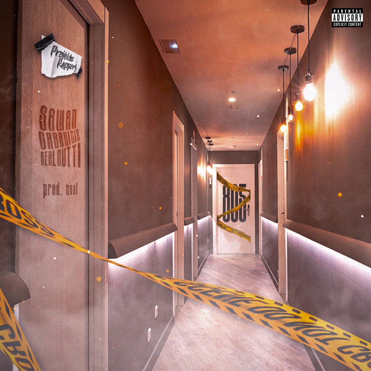 Quarto 805 - Single by Sawan, Cabrxlzin & Real Gutti album cover