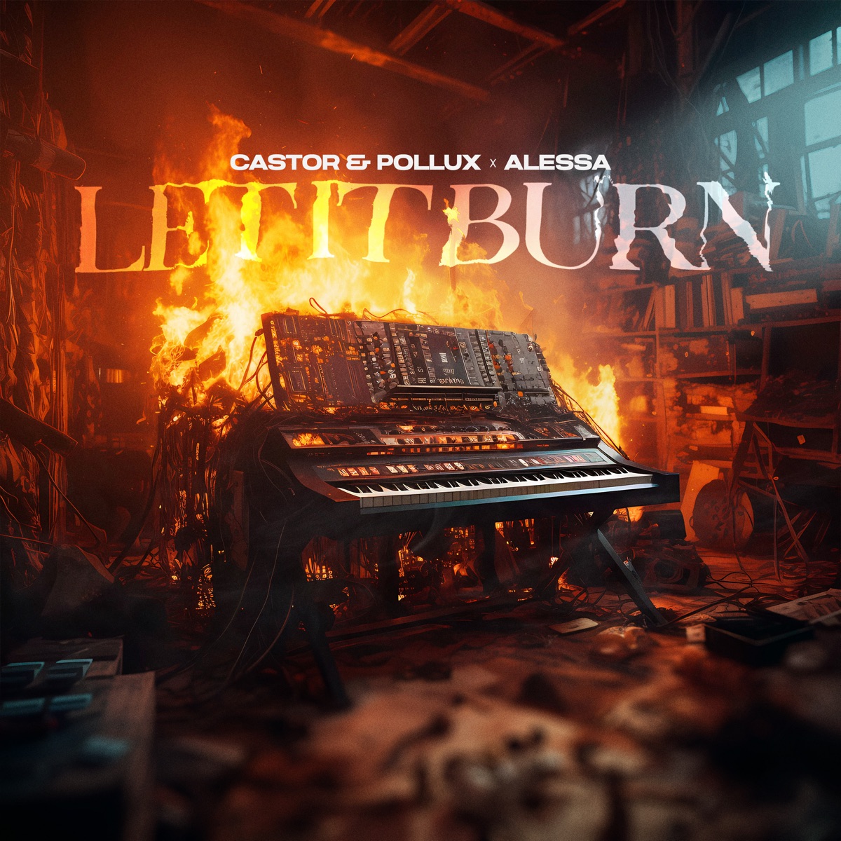Let It Burn - Single by Castor & Pollux & Alessa album cover