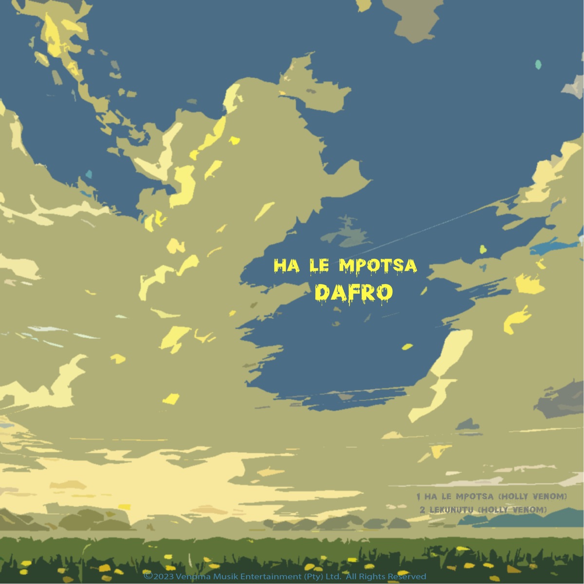 Ha Le Mpotsa - Single by Dafro album cover
