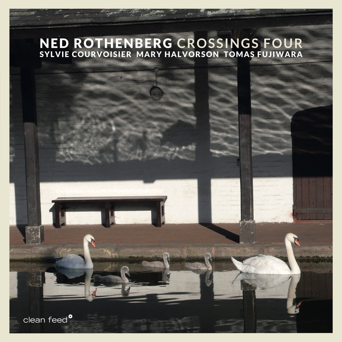 Crossings Four (feat. Sylvie Courvoisier, Mary Halvorson & Tomas Fujiwara) by Ned Rothenberg album cover
