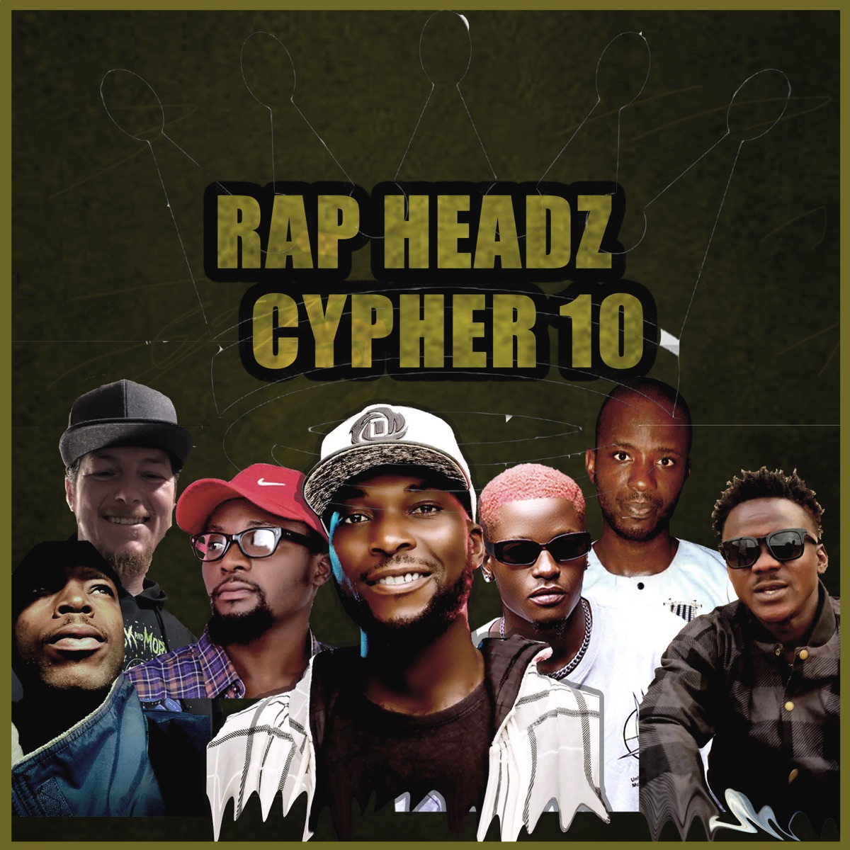 Rap Headz Cypher 10 (feat. NazRz, Kohdek Greeen, Rapper D, Strarfreezie, Upriser & Mr. Green) - Single by Word Slay album cover