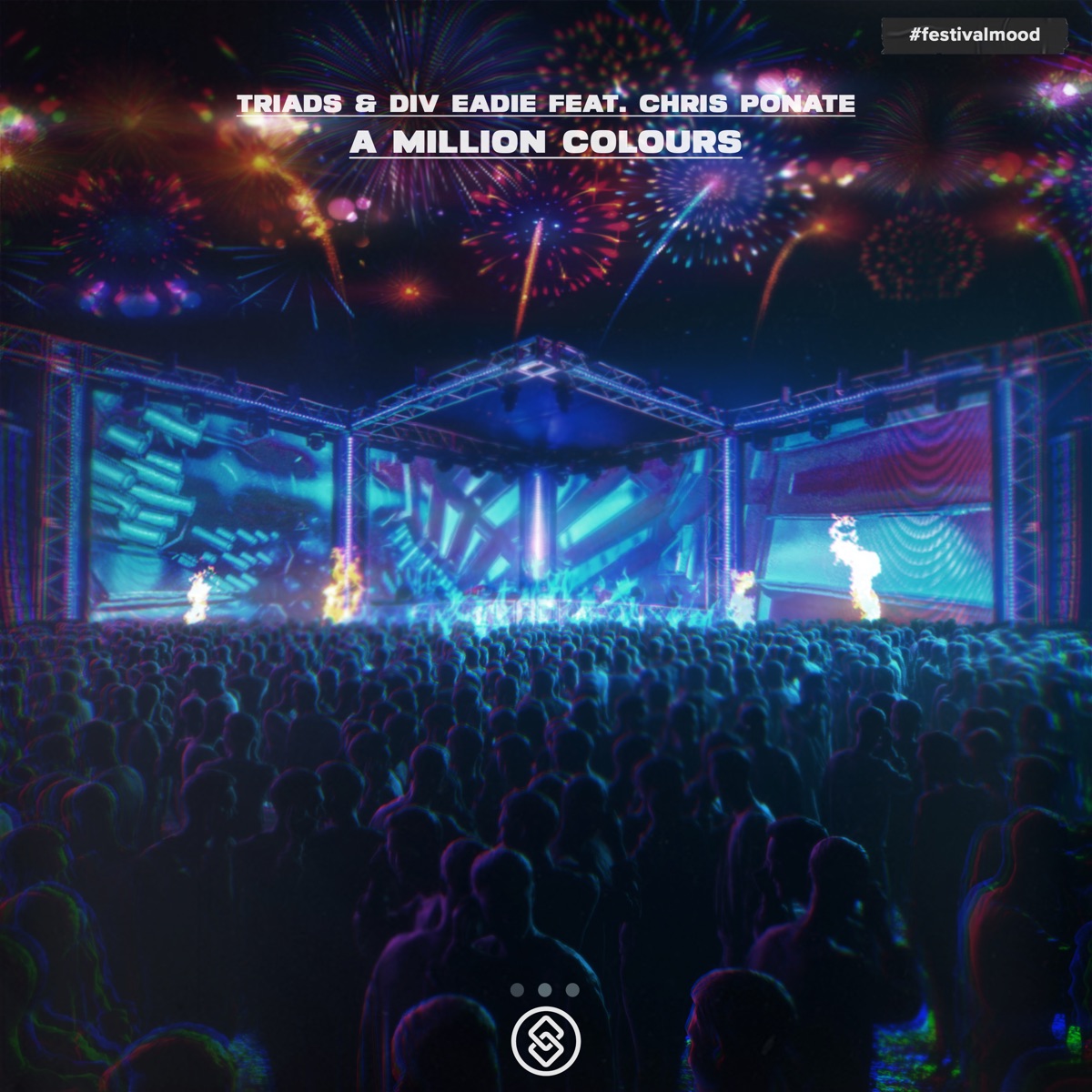 A Million Colours (feat. Chris Ponate) - Single by Triads & Div Eadie album cover