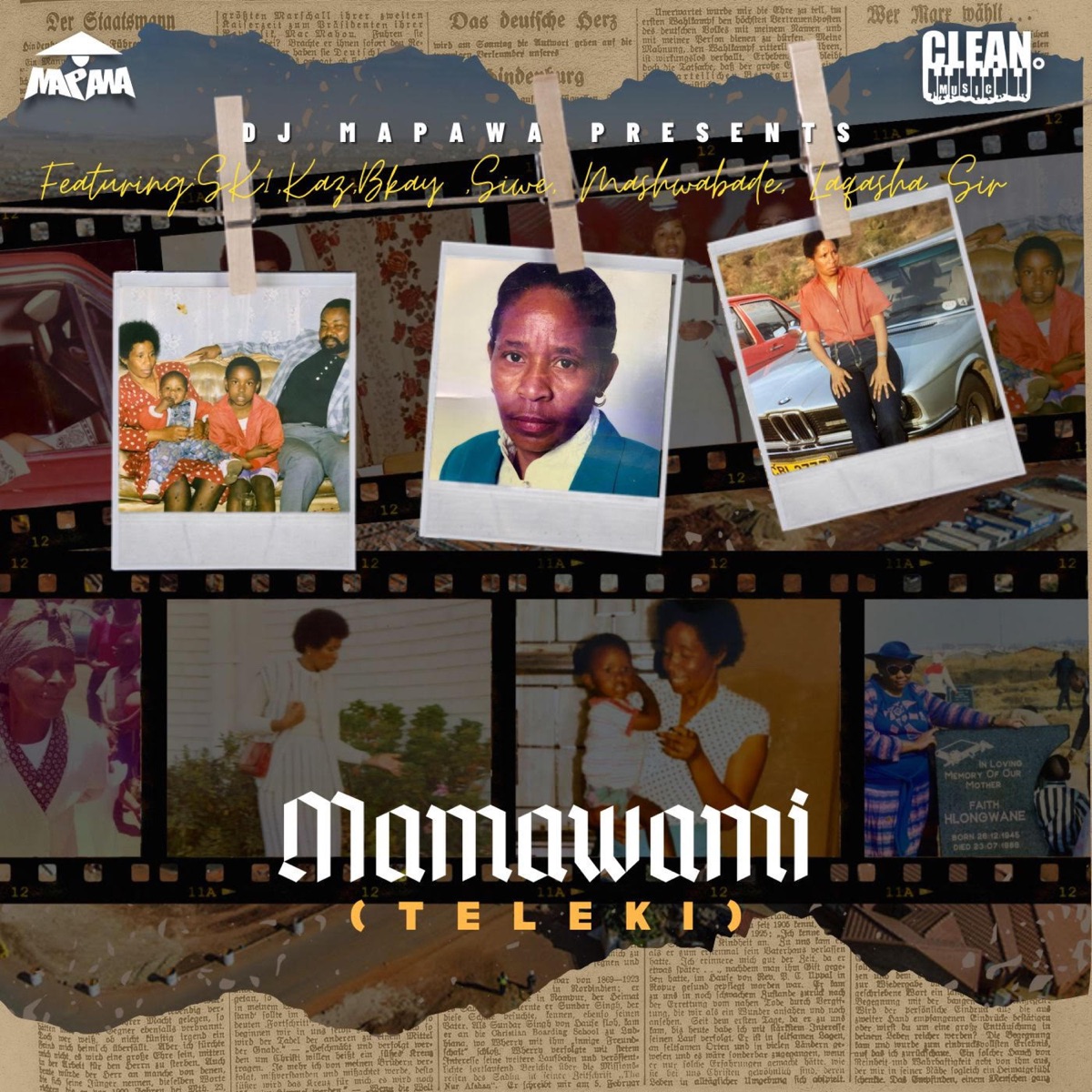 MAMAWAMI (TELEKI) (feat. Mashwabade, SK1, A2K, Laqasha & Siwe) - Single by Dj Mapawa album cover