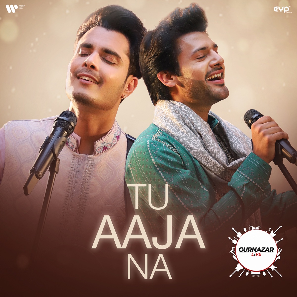 Tu Aaja Na - Single by Gurnazar, Stebin Ben & Kartik Dev album cover
