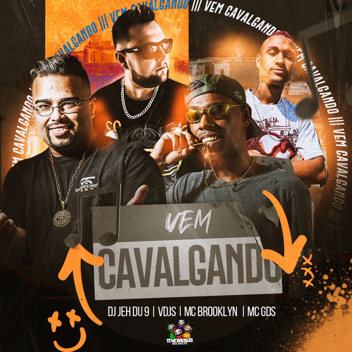 Vem Cavalgando (feat. MC G DS) - Single by vdjs, DJ Jéh Du 9 & Mc Brooklyn album cover