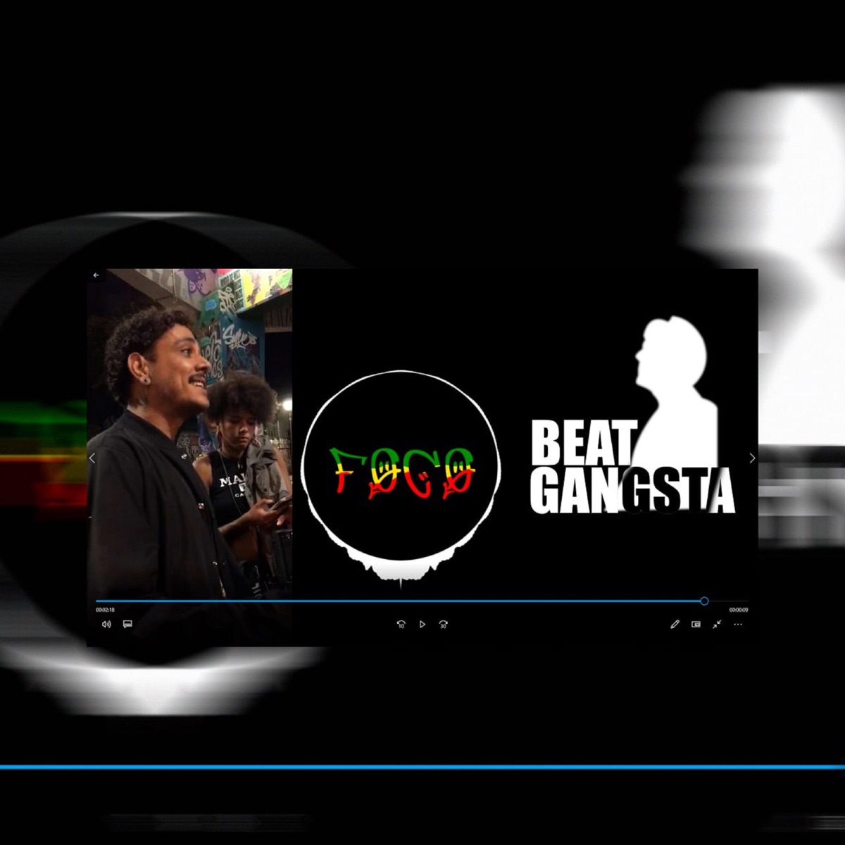 Beat Gangsta - Single by Foco na Rima album cover