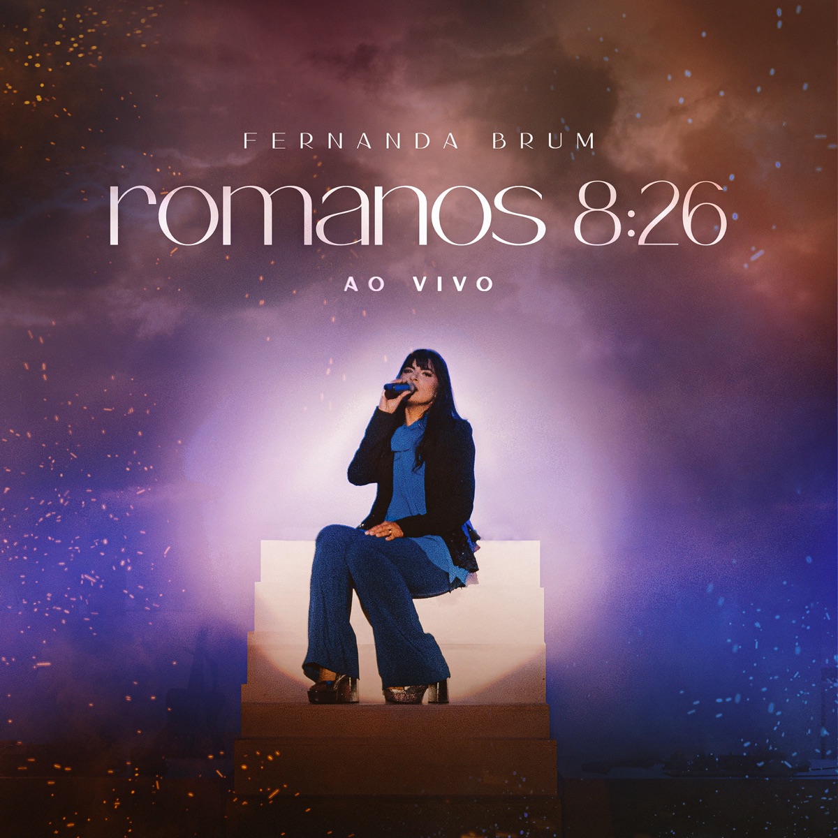 Romanos 8:26 (Ao Vivo) - Single by Fernanda Brum album cover