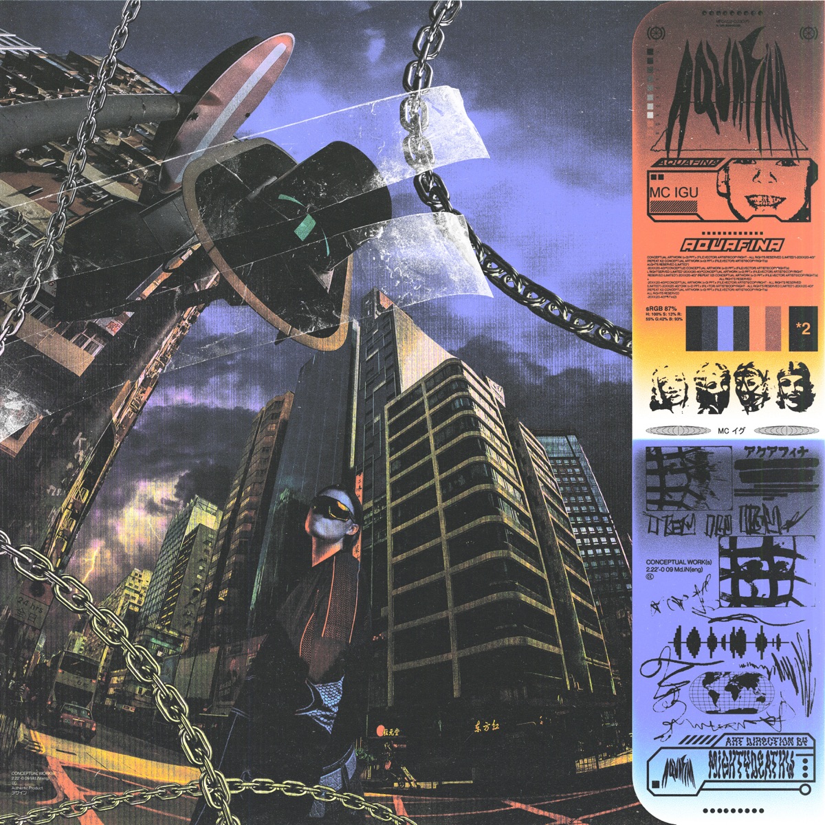 Aquafina - Single by MC Igu & Langris album cover