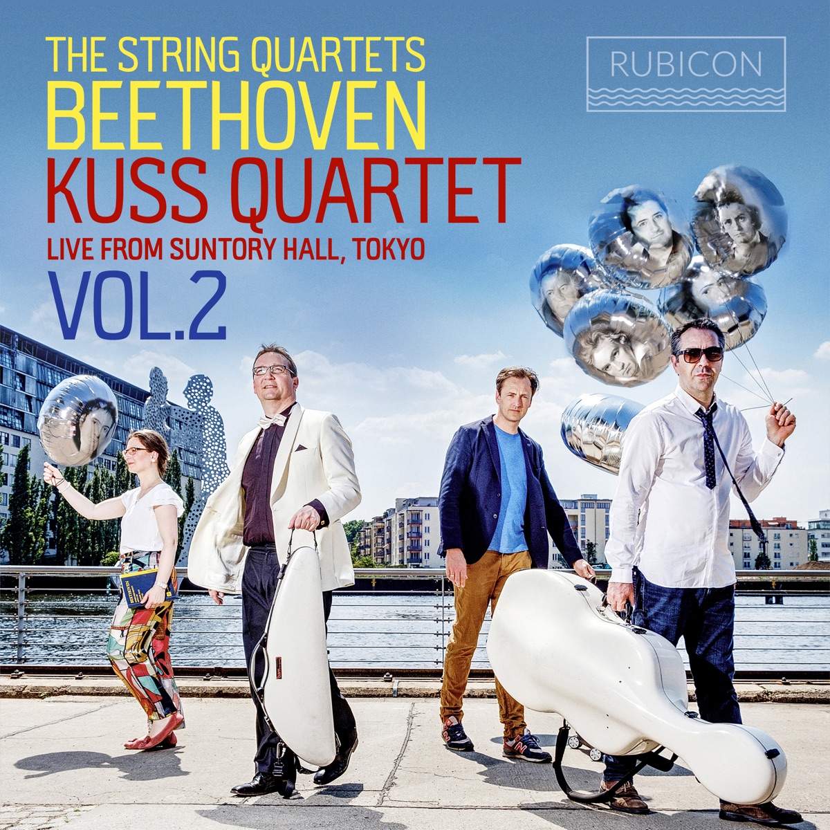 Beethoven: The String Quartets, Live from Suntory Hall, Tokyo, Vol. 2 by Kuss Quartet album cover