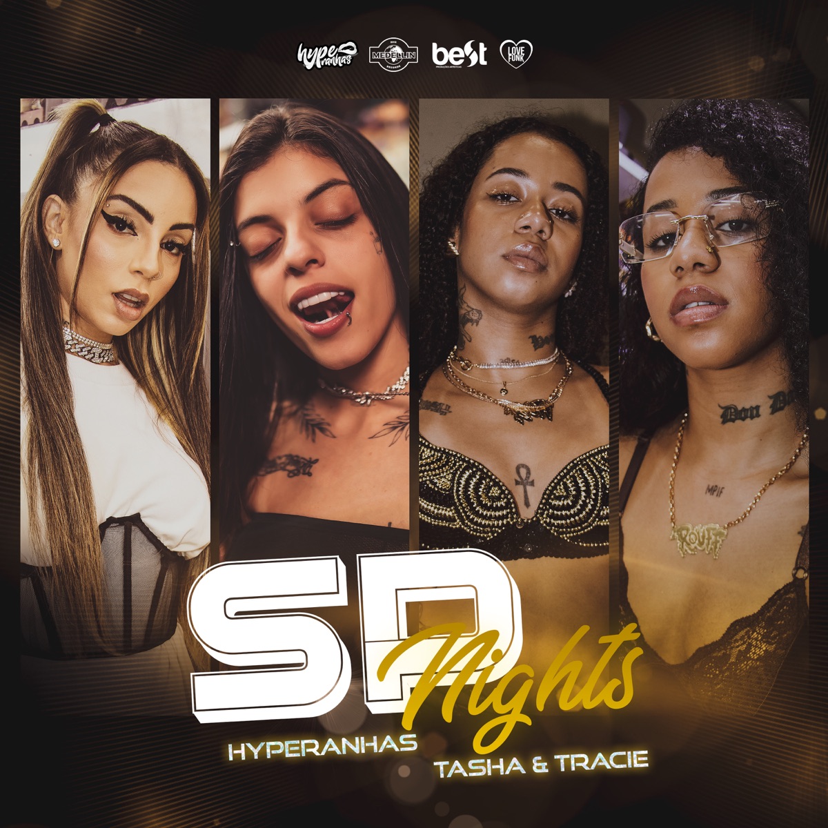 SP NIGHTS - Single by Hyperanhas, Tasha & Tracie & Medellin album cover