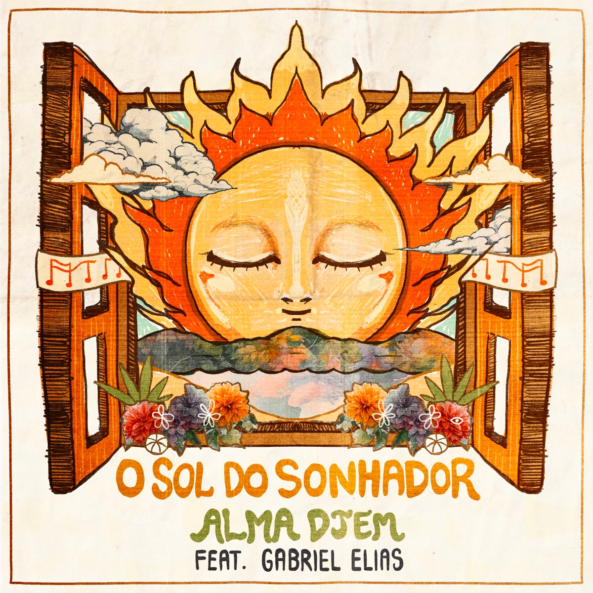 O Sol do Sonhador (feat. Gabriel Elias) - Single by Alma Djem album cover