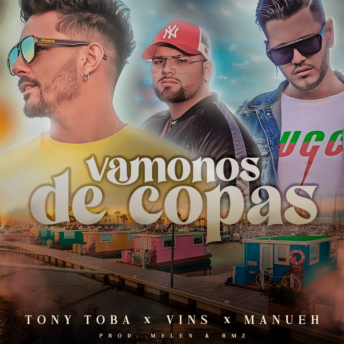 Vámonos de Copas - Single by Tony Toba, Manueh & Vins album cover