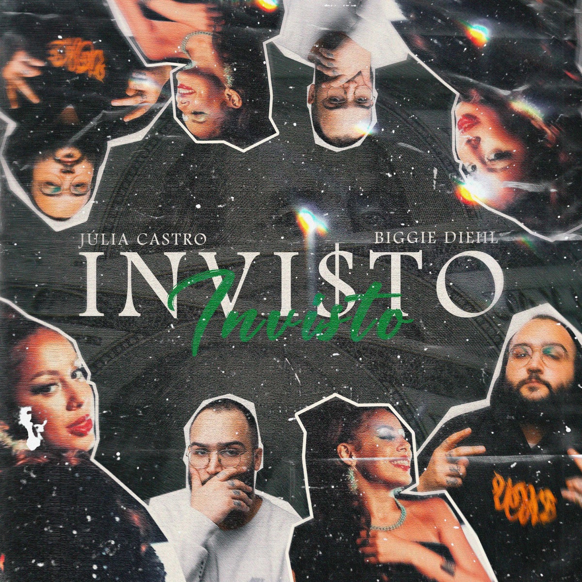 Invisto - Single by Júlia Castro, Biggie Diehl & IssoQueÉSomDeRap album cover