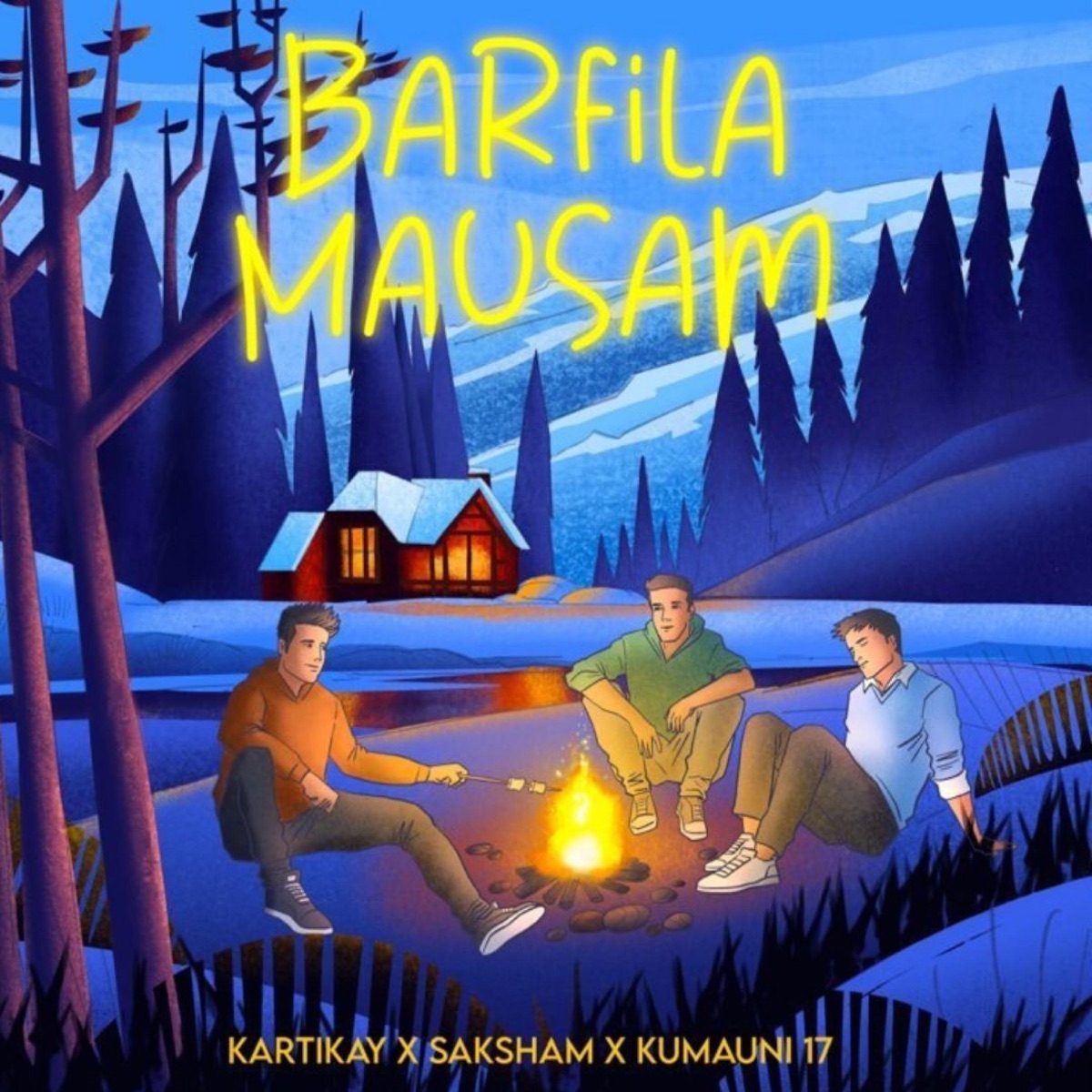 Barfila Mausam - Single by Kartikaymusic, Kumauni 17 & Saksham album cover