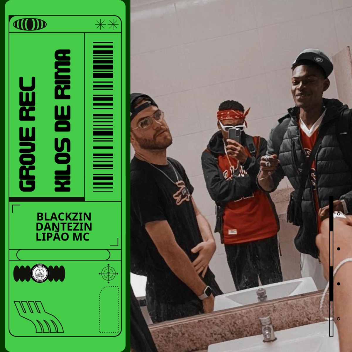 kilos de rima (feat. lipao MC, DANTEZIN* & BLACKZIN) - Single by GROVE album cover