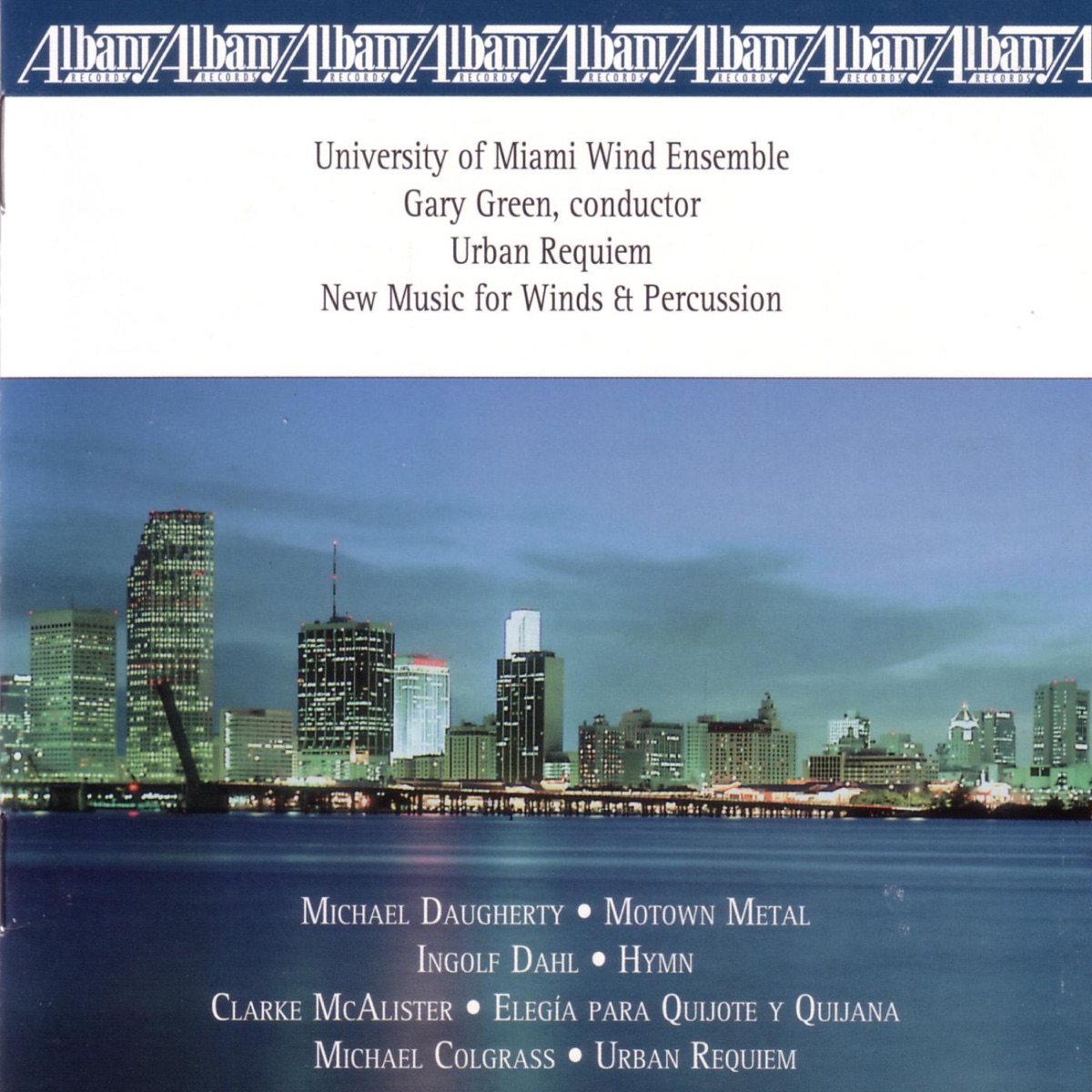 Urban Requiem by Gary Green & University of Miami Wind Ensemble album cover