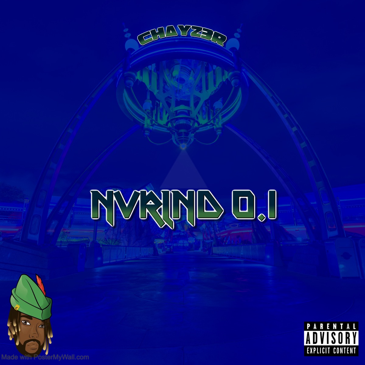 Nvrlnd 0.1 - Single by Chayz3r album cover